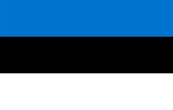 Bandiera Nazionale Estone Estonia Europa — Foto Stock