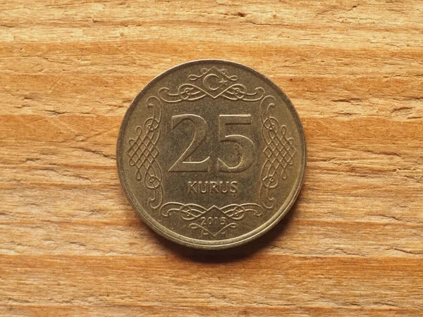 Курузных Монет Try Валюта Турции — стоковое фото