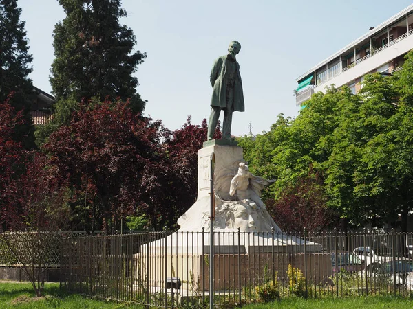 Turin Italy Circa May 2022 Monument Italian Scientist Galileo Ferraris — Foto Stock