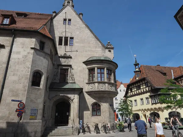 Regensburg Germania Circa Giugno 2022 Persone Nel Centro Della Città — Foto Stock