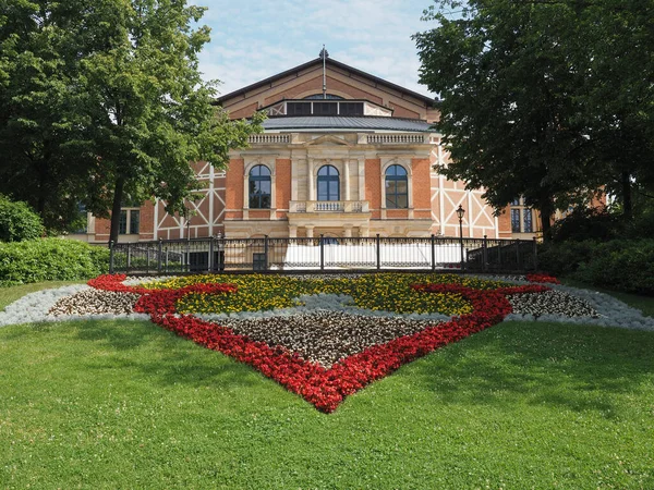 Wagner Festspielhaus Tradução Festival Theatre Bayreuth Alemanha — Fotografia de Stock