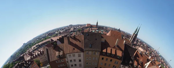 Панорамный Вид Город Нюрнберг Германия — стоковое фото