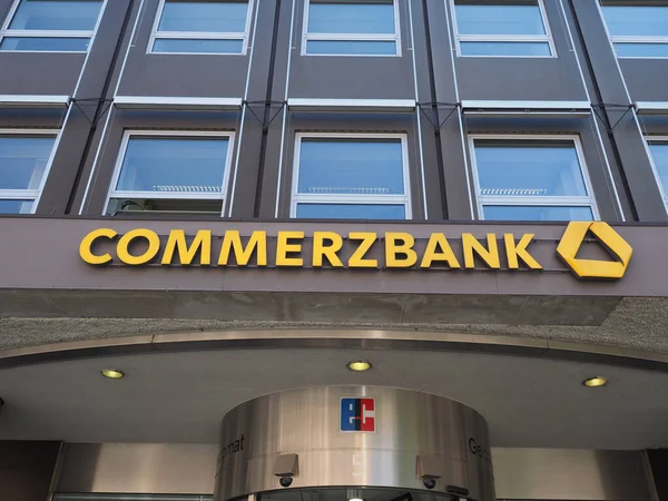 Nuernberg Germany Circa June 2022 Commerzbank Storefront Sign — Stockfoto