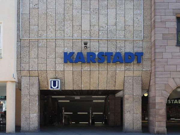 Essen Germany Circa June 2022 Karstadt Storefront Sign — Stockfoto