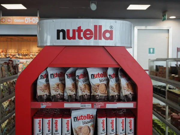 Turin Italy Circa June 2022 Packets Ferrero Nutella Biscuits — Foto de Stock