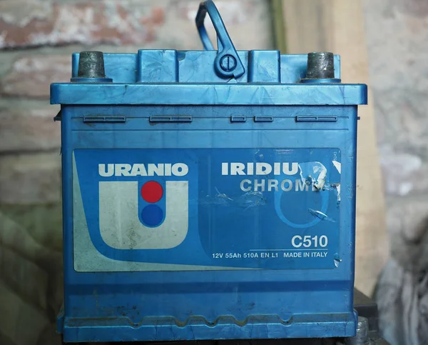 Vicenza Italy Circa July 2022 Uranio Iridium Chrome Car Battery — Φωτογραφία Αρχείου