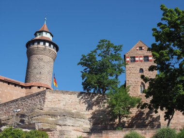 Nuernberger Burg İmparatorluk Kalesi Nuernberg, Almanya