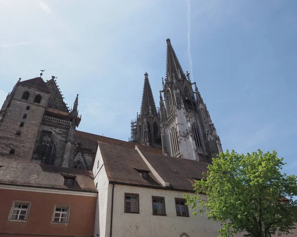 德国雷根斯堡的Regensburger Dom Aka Peter大教堂 — 图库照片