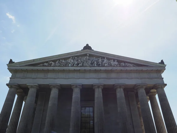 Walhalla Hall Fame Tempel Donaustauf Duitsland — Stockfoto