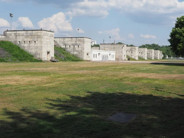 Zeppelinfeld Tradução Zeppelin Field Projetado Pelo Arquiteto Albert Speer Como — Fotografia de Stock