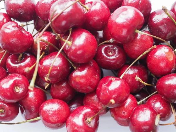 Red Cherry Scientific Name Prunum Vegetarian Fruit Food — Photo