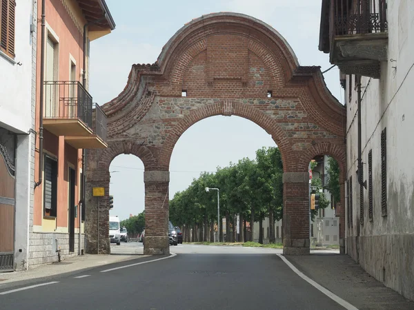 Porta Alice City Gates Borgo Ale Italy — Photo