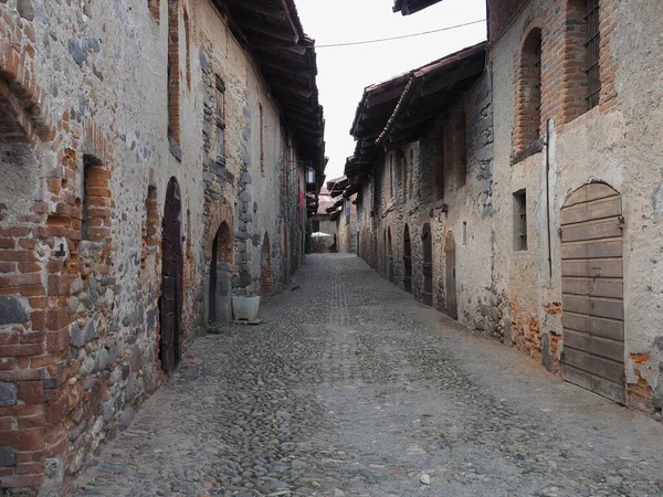 Ricetto Fortified Medieval Village Candelo Italy — Fotografia de Stock