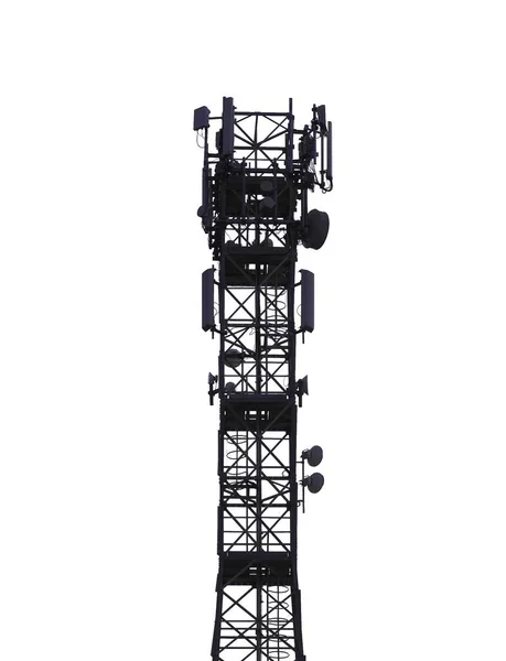 Cellular Antenna Tower Electronic Radio Transceiver Equipment Part Cellular Network — 图库照片