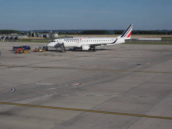 Paris Francja Circa Czerwiec 2022 Air France Hop Embraer Erj — Zdjęcie stockowe
