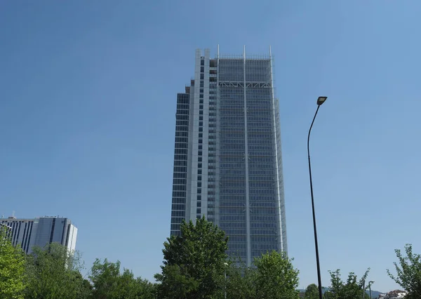 Turin Italien Circa Mai 2022 Hochhaus Der Intesa San Paolo — Stockfoto