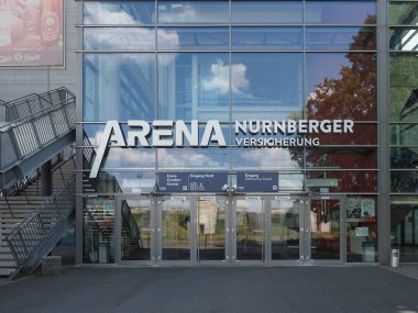 NUREMBERG, GERMANY - CIRCA JUNE 2022: Arena Nuernberger Versicherung originally known as the Nuremberg Arena indoor venue