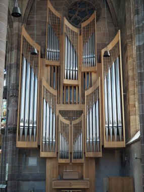 NUERNBERG, GERMANY - CIRCA HAZİRAN 2022: Frauenkirche, çeviri:
