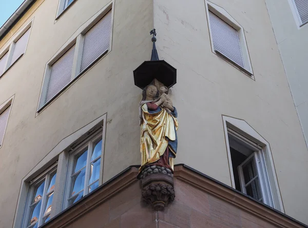 Nuernberg Duitsland Circa Juni 2022 Mariabeeld Met Jezus — Stockfoto
