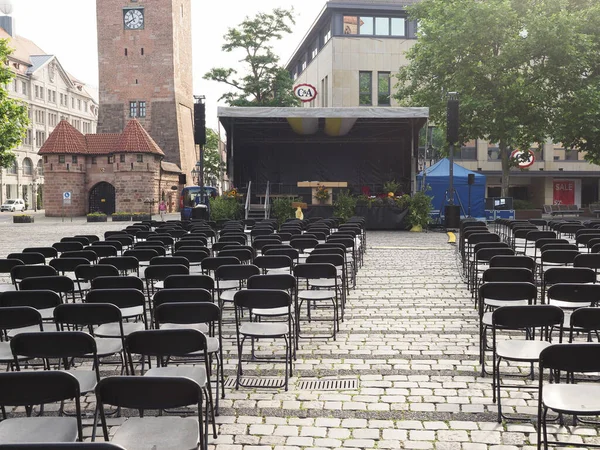 Nuernberg Germany Circa June 2022 Outdoor Mass Celebration Elisabeth Translation — Foto de Stock