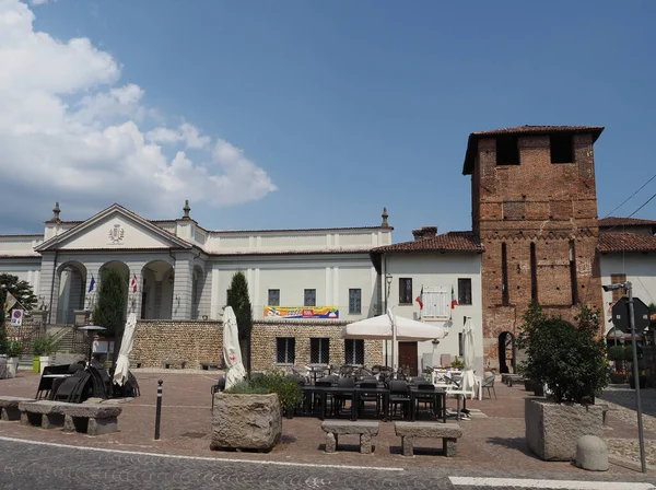 Candelo Italy Circa July 2022 Ricetto Fortified Medieval Village — Fotografia de Stock