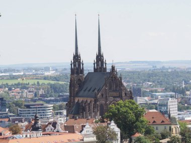 BRNO, CZECH REPUBLIC - CIRCA SEPTEMBER 2022: Katedrala svateho Petra a Pavla tercümesi Aziz Peter ve Paul Katedrali