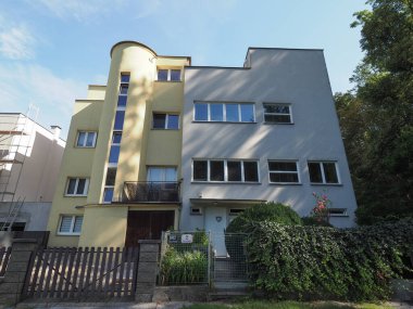 BRNO, CZECH REPUBLIC - CIRCA EPSİM 2022: Yeni Ev Brno 1928 Modern Konut Sergisi