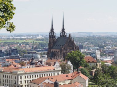 BRNO, CZECH REPUBLIC - CIRCA SEPTEMBER 2022: Katedrala svateho Petra a Pavla tercümesi Aziz Peter ve Paul Katedrali