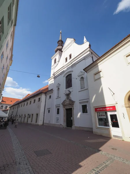 Brno Tsjechië Republiek Circa September 2022 Kostel Svateho Josefa Vertaling — Stockfoto