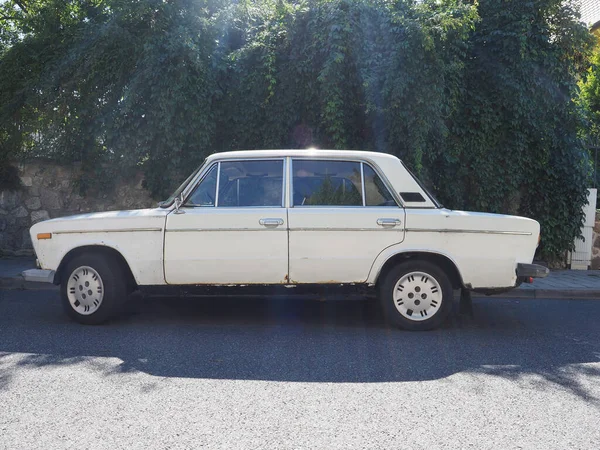 Brno République Tchèque Circa Septembre 2022 Voiture Blanche Lada 1500 — Photo