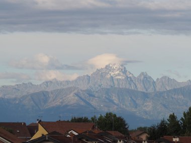 Monte Viso or Monviso located in Italy close to the French border is the highest mountain of the Cottian Alps