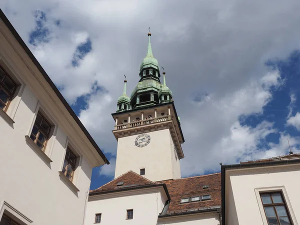 Stara Radnice翻译捷克共和国布尔诺的老市政厅 — 图库照片