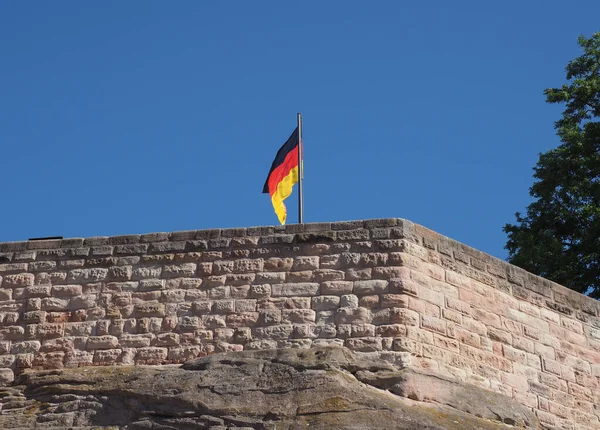 ドイツのニュルンベルクにあるニュルンベルクブルグ帝国の城 — ストック写真