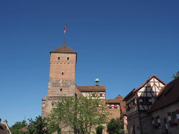 Nuernberger Burg Mparatorluk Kalesi Nuernberg Almanya — Stok fotoğraf