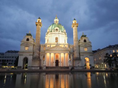 Karlskirche çeviri: Aziz Charles Borromeo Kilisesi Viyana, Avusturya