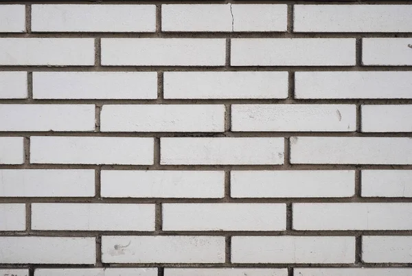 Muro Ladrillo Blanco Útil Como Fondo — Foto de Stock