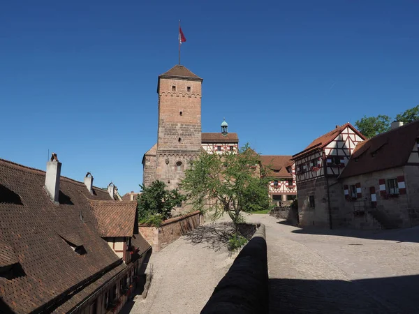 Castelo Imperial Nuernberger Burg Nuernberg Alemanha — Fotografia de Stock