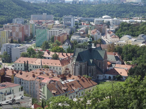 Aerial View City Brno Czech Republic — Stock Photo, Image