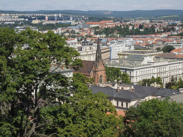 Aerial View City Brno Czech Republic — Stock Photo, Image