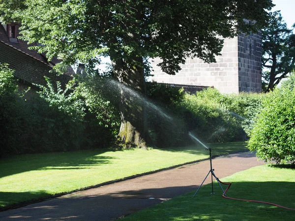 Roterende Sproeier Irrigatie Sproeier Aka Een Watersproeier — Stockfoto