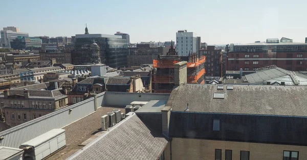 Aerial View City Glasgow — Stock Photo, Image