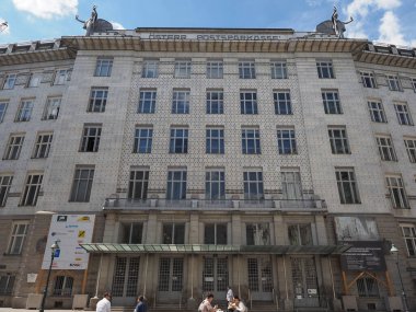 VIENNA, AUSTRIA - CIRCA SEPTEMBER 2022: Oesterreichische Postsparkasse Postsparkasse Çeviri: