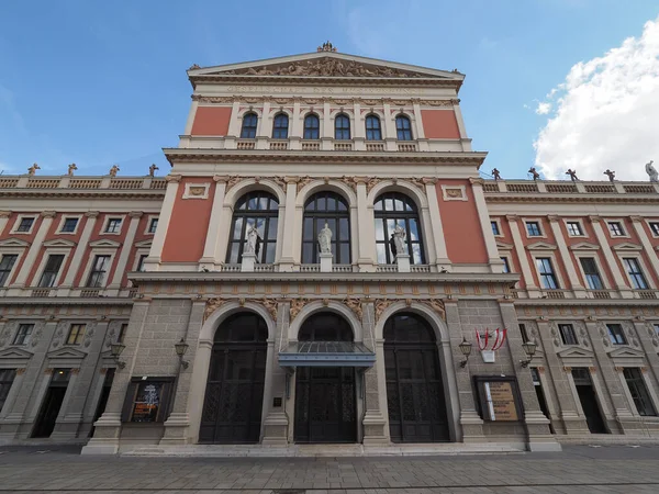 Vienna Rakousko Circa Září 2022 Wiener Musikverein Překlad Vídeňská Hudební — Stock fotografie