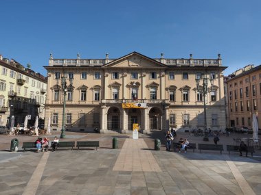 TURIN, İtalya - CIRCA EPTEMBER 2022: Konservatuar Giuseppe Verdi devlet müzik konservatuarı