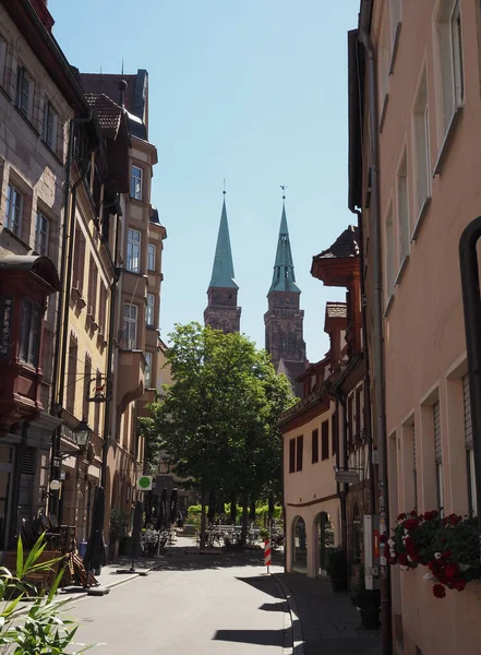 Nuernberg Germany Circa June 2022 Lorenz Translation Lawrence Evangelical Lutheran — 스톡 사진