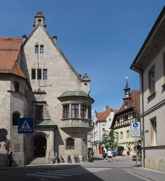 Regensburg Germania Circa Giugno 2022 Persone Nel Centro Della Città — Foto Stock