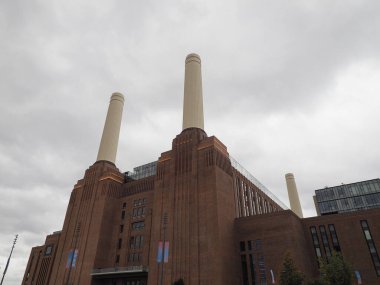LONDON, İngiltere - CIRCA ECTOBER 2022: Battersea Enerji İstasyonu 14 Ekim 'de yeniden açılıyor