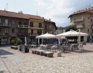 CANDELO, ITALY - CIRCA JULY 2022: View of the city centre
