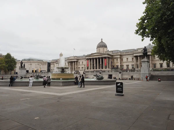 London Ngiltere Circa Ectober 2022 Trafalgar Meydanı Ndaki Ulusal Galeri — Stok fotoğraf