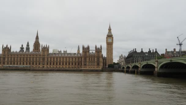 Pałac Westminsterski Londynie Wielka Brytania — Wideo stockowe